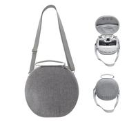 Estuche Protector Duro de Viaje para Gafas Meta 3 VR, Estuche de Transporte para Gafas EVA con Doble Cremallera, Correa para el Hombro, Resistente a los Golpes (Gray)
