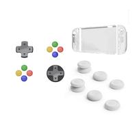 Estuche protector + empuñadura para pulgar + kit de tapas para botones del pad direccional para Switch 2