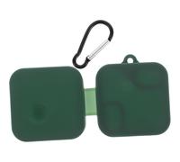Estuche protector para auriculares inalámbricos 2024, color verde, cómodo y resistente.
