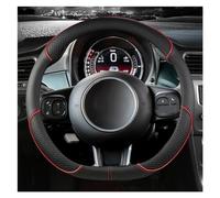 Estuche Protector Protector para Volante De Coche En Forma De D para Fiat 500 2007-2022 para 500E 2020 2021 500L 2014-2018 para 500X 2015-2022(Rojo)