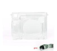 Estuche protector rígido, funda de transporte transparente para cámara instantánea Fujifilm Instax Wide400, funda rígida de PVC para cámara con