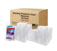 Estuche protector Sterling (paquete de 48) para Hot Wheels fundido a presi n y Matchbox modelo 17201. Compatible con tarjetas de tama o 6,5 x 4,2