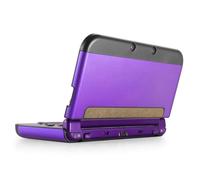 Estuche protector TNP compatible con Nintendo New 3DS XL LL 2015 (morado) - Pl stico + aluminio, carcasa r gida protectora de cuerpo completo con