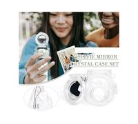 Estuche Protector Transparente para Instax Pal, Antiarañazos, Anticaídas, Cobertura Total con Espejo para Autorretrato