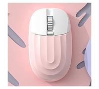 Estuche Recargable Ratón inalámbrico Bluetooth Oficina Silencio Ratón Bluetooth Exquisito Clic Silencioso Bluetooth for PC Laptop (Color : Pink, Size : One Size) Little Surprise