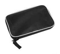 Estuche rectangular de tenis de mesa, bolsa ligera de tela Oxford con asa para entusiastas de los deportes, color negro