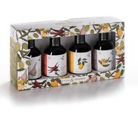 Estuche Regalo 4x250ml - Aceite de Oliva Aromatizado | Sabores Intensos: Chili, Trufa, Ajo y Limón | Perfecto para Foodies