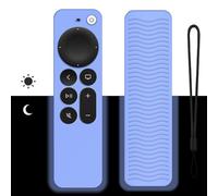 Estuche Remoto de Silicona Compatible con Apple TV 4K Siri Remote 3.ª generación (2022) / 2.ª generación (2021),Funda Protectora, Brilla en la Oscuridad