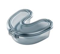 Estuche retenedor - Estuche protector bucal | 3,27 x 2,99 x 1,38 pulgadas en forma de U, funda de alineador portátil, funda transparente para protector bucal, retenedor, viaje
