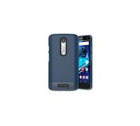 Estuche rgido protector Encased SlimShield para Motorola DROID Turbo 2 (azul profundo)