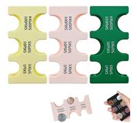 Estuche rígido clasificador de yenes japoneses con 6 ranuras, organizador de monedas duradero para coleccionistas, uso diario, juego de 3 soportes para monedas para gestión del dinero en yen