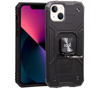 Estuche rígido con anillo para iPhone 13 mini (negro) - COOL