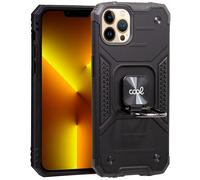 Estuche rígido con anillo para iPhone 13 Pro Max (negro) - COOL