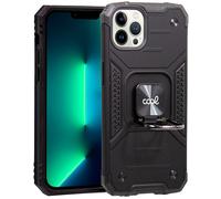 Estuche rígido con anillo para iPhone 13 Pro (negro) - COOL
