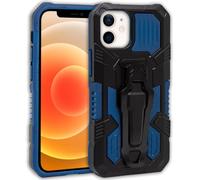 Estuche rígido con clip para iPhone 12 mini (azul) - COOL