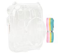 Estuche rígido de cristal para Fujifilm Instax Mini12, cubierta protectora transparente, diseño hueco, compatible con aberturas de molde precisas,