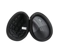 Estuche rígido de viaje compatible con el ratón ergonómico vertical Logitech Lift (negro, estuche para ratón diestro)