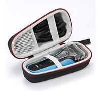 Estuche rígido de viaje para Serie Braun 3 3040s 3010BT 3020 3030s 300s, Serie Braun 5 5030s 5147s WF2s 5090cc 5050cc Maquinilla eléctrica de hombre. (El dispositivo no está incluido) - Negro