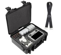 Estuche Rígido Impermeable Compatible con dji Mini 4 Pro/Mini 3/Mini 3 Pro, dji RC 2/RC/RC-N2/N1 Estuche de Transporte con Correa para el Hombro (Sólo Estuche Impermeable)