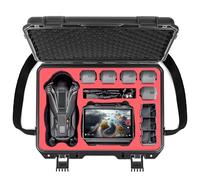 Estuche Rígido Impermeable para DJI Mavic 4 Pro/Combo/Cine | Maleta de Almacenamiento Todo en Uno con Espuma Personalizada, Compatible con Mando RC 2/RC Pro 2, Hasta 9 Baterías y Estación de Carga