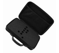 Estuche Rígido para 60 Aceites Esenciales, Compatible con Botellas 5ml 10ml 15ml, Organizador de Viaje con Cremallera, Protección EVA, Color Negro