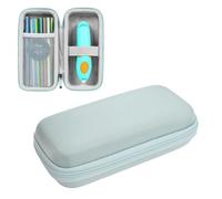 Estuche Rígido para Bolígrafo 3D, EVA a Prueba de Golpes, Impermeable, Organizador de Filamentos para Bolígrafo 3D con Cremallera, Estuche Portátil Compacto para Bolígrafo 3D