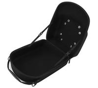 Estuche Rígido para Casco EVA a Prueba de Aplastamiento para Gorras de Béisbol de Viaje con Correa para el Hombro Negro 12.2x10.2x5.5in
