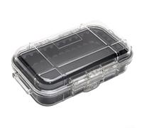 Estuche rígido para equipo de camping | Caja de almacenamiento a prueba de golpes con válvula de alivio de presión | Contenedor de supervivencia ABS impermeable para herramientas de senderismo al aire