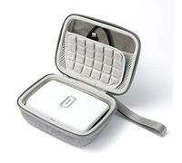 Estuche rígido para la Impresora Fujifilm Instax Mini Link Smartphone, Bolsa de Almacenamiento de Viaje - Gris (Forro Gris)
