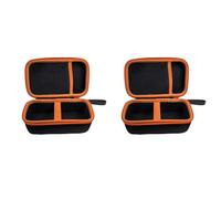 Estuche rígido para multímetro de 2 unidades, resistente y compacto, compatible con Kleins MM325, MM420, MM400, MM300, Fluke 117, 115, con bolsa protectora a prueba de golpes y arañazos