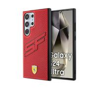 Estuche rígido perforado Ferrari Big SF FEHCS24LPINR, Rojo - Samsung Galaxy S24 Ultra S928