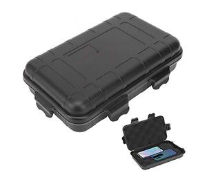 Estuche rígido protector, caja seca impermeable Estuche de almacenamiento impermeable Contenedor hermético Caja a prueba de golpes con esponja para teléfono móvil con herramienta