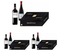 Estuche Secastilla - Vino Tinto D.O. Somontano - 750 ml + Finca Moncloa Syrah & Cabernet Sauvignon - 750 ml - Total: 1500 ml (Paquete de 3)
