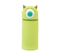 Estuche Silicona Disney Monstruos SA Mike Wazoski - Estuche Escolar Extensible con Cremallera para niños y niñas | Potalápices Vertical pequeño - Materiales Escolares para la Vuelta al Cole