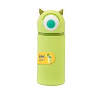 Estuche Silicona Disney Monstruos SA Mike Wazoski - Estuche Escolar Extensible con Cremallera para niños y niñas | Potalápices Vertical pequeño - Materiales Escolares para la Vuelta al Cole