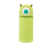 Estuche Silicona Disney Monstruos SA Mike Wazoski - Estuche Escolar Extensible con Cremallera para niños y niñas | Potalápices Vertical pequeño - Materiales Escolares para la Vuelta al Cole