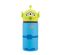 Estuche Silicona Disney Toy Story Marciano - Estuche Escolar Extensible con Cremallera para niños y niñas | Potalápices Vertical pequeño Práctico para Materiales Escolares para la Vuelta al Cole