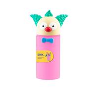 Estuche silicona The Simpsons Krusty el Payaso - Estuche Escolar Extensible con cremallera para niños y niñas | Potalápices Vertical pequeño Práctico, Material escolar para la Vuelta al Cole