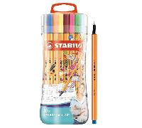 estuche sleeve pack 30 point88 stabilo 8830-4