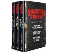 Estuche Stranger Things: (Contiene: Stranger Things: Mentes peligrosas | Stranger Things: A oscuras en la ciudad | Stranger Things: El vuelo de Ícaro) (Best Seller)