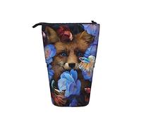 Estuche telescópico con diseño de zorro en flores