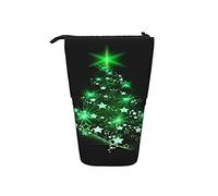 Estuche telescópico para lápices de Navidad con diseño de estrella