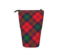 Estuche telescópico para lápices estilo escocés Clan Lindsay tartán de pie a cuadros, bolsa de cosméticos, bolsa de maquillaje