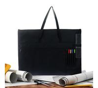 Estuche Tipo Portafolios De Arte - Estuche De Almacenamiento De Gran Capacidad | De Portafolio Resistente Al Agua Y Duradera, Kit De Herramientas De Dibujo Triangular De Diseñador Para Obras De