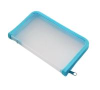 Estuche transparente con cremallera para recibos resistente al agua, organizador de documentos pequeño para oficina, escuela, viajes, accesorios, bolsas transparentes con cremallera