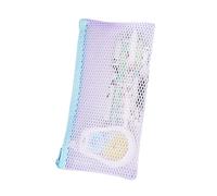 Estuche transparente de alta capacidad, resistente al agua, organizador de bolígrafos, bolsa de almacenamiento para adultos, estudiantes, adolescentes, bolsa ligera, Purple