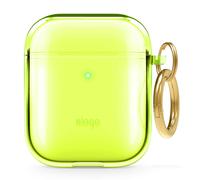 Estuche transparente para Airpods de elago con llavero dise ado para Apple Airpods 1 y 2 (amarillo ne n)