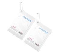 Estuche Transparente para Fotos de 3 Pulgadas Cremallera y Llavero | 2 Piezas, PVC y Metal, Adorno Decorativo, Acceso Rápido para Estudiantes y Fans