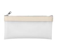 Estuche transparente para lápices - Bolsa organizadora de papelería, soporte de gran capacidad, bolsa de cosméticos de viaje | Almacenamiento portátil de herramientas de escritura, organizador de