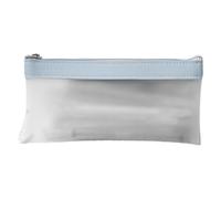 Estuche transparente para lápices y bolígrafos, con gran capacidad, para suministros escolares, azul, ver descripción, Ver descripción